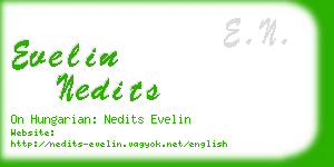 evelin nedits business card